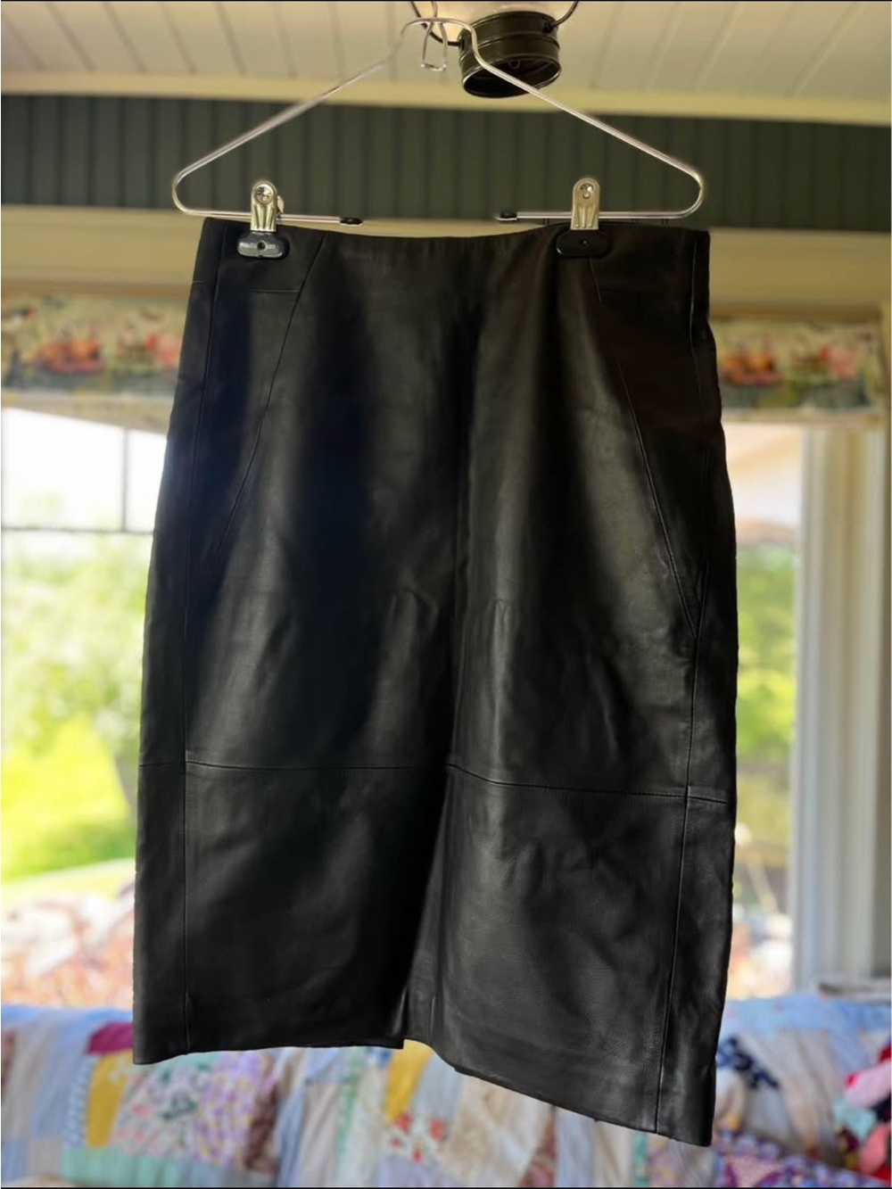 J Crew Leather Skirt